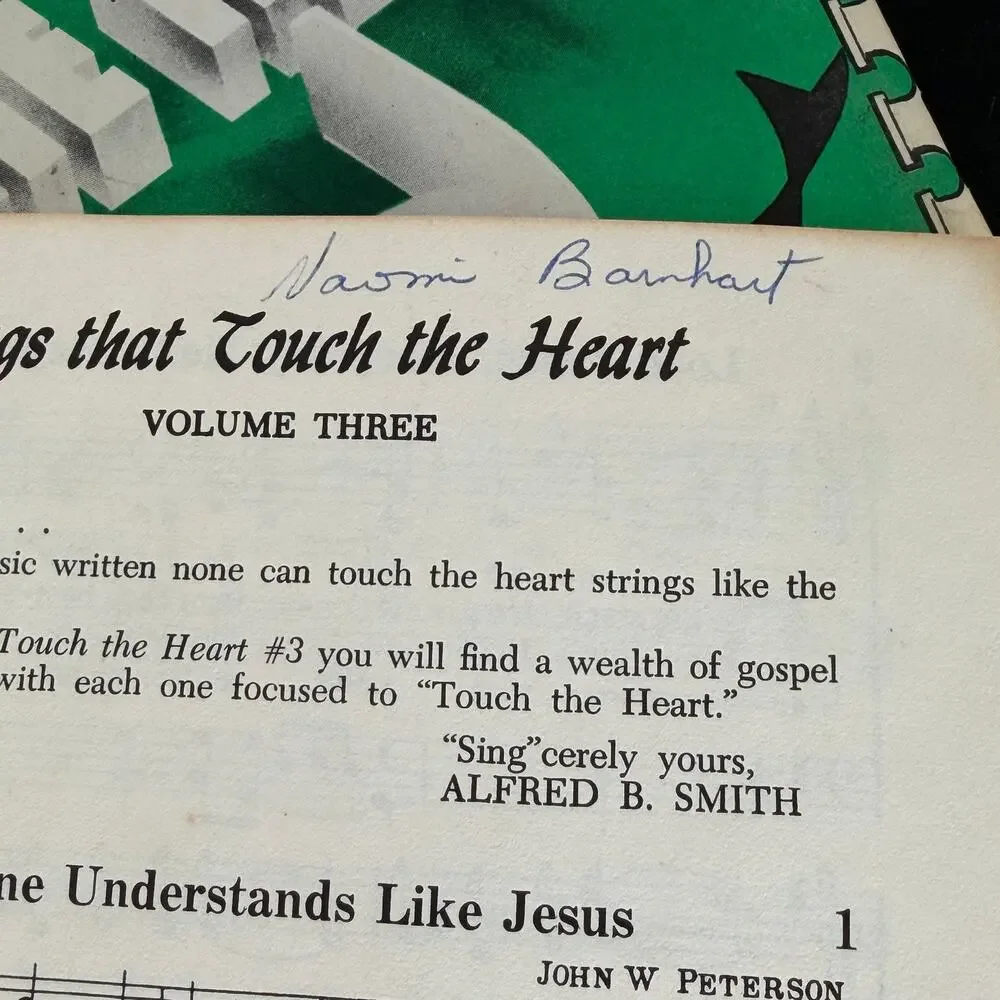 Songs That Touch The Heart Vol 3 4 Singspiration Vintage Gospel Hymnal Songbook